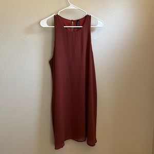 Rust Mini Dress